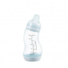 Антиколікова пляшечка для годування із силіконовою соскою 170 мл Difrax S-bottle Natural,  Ice