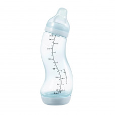 Антиколікова пляшечка для годування із силіконовою соскою 250 мл Difrax S-bottle Natural, Ice