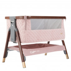 Приставне ліжечко Tutti Bambini CoZee Luxe рожевий (211208/6591)