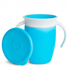 Чашка непроливна Munchkin Miracle 360 з кришкою 207 мл блакитний (051854)