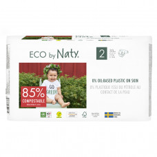 Органічні підгузники Eco by Naty Розмір 2 (від 3 до 6 кг) 33 шт