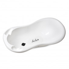 Ванна Maltex Lulu 100 cm зі зливом і антиковзаючим ковриком 3425 white, білий
