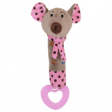 Плюшева іграшка для руки Baby Mix STK-16058 Мишка STK-16058P, pink, рожевий